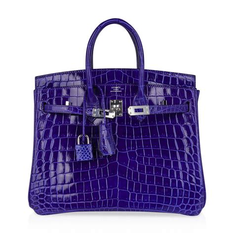 Hermes blue purses